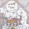 Personalised baby shower welcome signs