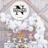 Personalised baby shower welcome signs