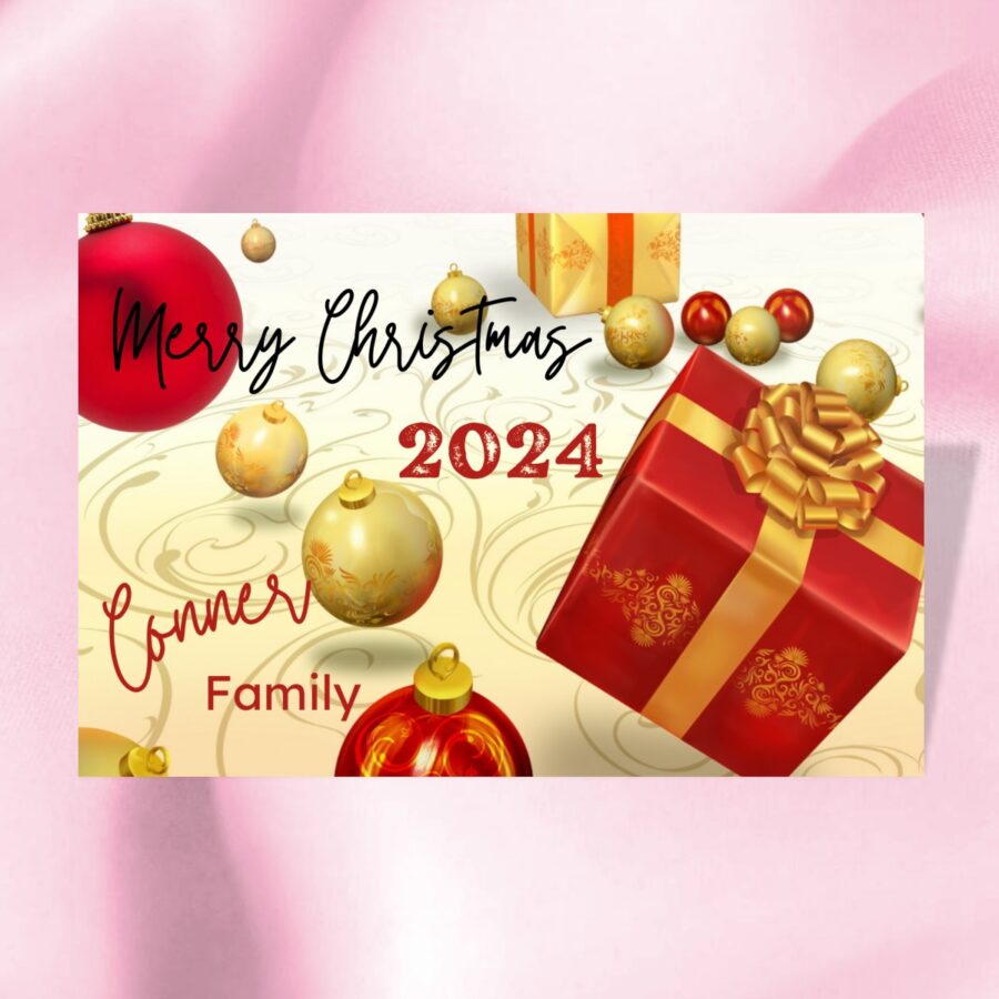 Personalised Christmas Cards digital Prints