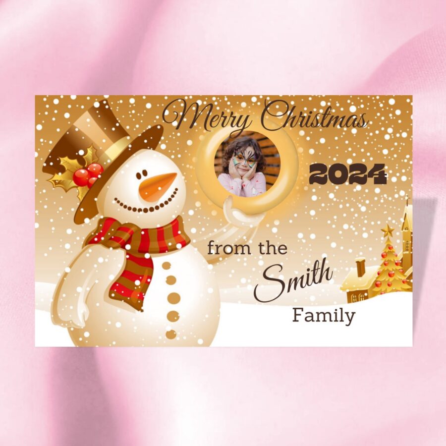 Personalised Christmas Cards digital Prints