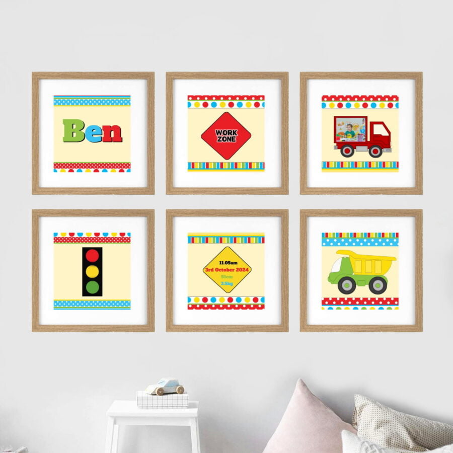 Construction Wall Art poster digital print