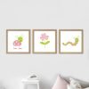 Lady Bug Wall Art poster set digital print