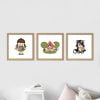 Farm Animals Wall Art poster set digital print